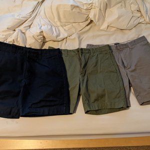 J. Crew Mens Shorts - lot of 3 size 30